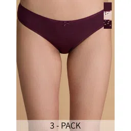 Nykd Pack Of 3 Printed Assorted Anti Microbial Bikini Briefs-picture-25