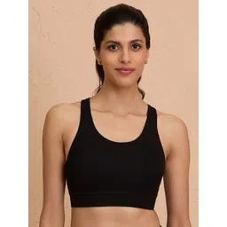 Nykd Women T-shirt Cotton Medium Coverage Non Padded Gym Bra-picture-21