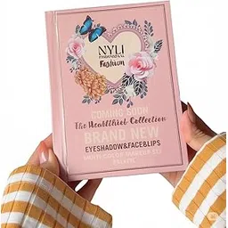 NYLI Professional 5-in-1 Foldable Makeup Palette Book – All-in-One Contour, Blush, Highlighter, Eyeshadow, Concealer & Lip Palette Kit | Compact, Long-Lasting Makeup Set for All Skin Tones-picture-56