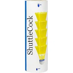 Nylon Badminton Shuttlecocks, Yellow, Pack of 6, Tournament Grade | Stable Flight & Fast Recovery-picture-39