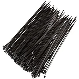 Nylon Cable Zip Ties, 4 Inch (100 mm x 2.5 mm), 350 Pack, Black, Self-Locking-picture-10