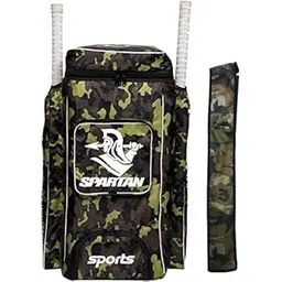 Nylon Unique Olive Green Army Printed Cricket Kit Bag for Cricketers Brand: Unique- Free bat Cover-picture-20