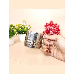 Nyra Kitchenware Steel Textured Stainless Steel Glossy Cup-120 ml-picture-14