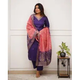 nyrika Women Embroidered A-Line Kurta Set-picture-48