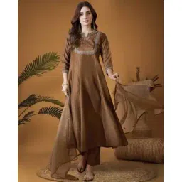 nyrika Women Embroidered Flared Kurta Set-picture-32