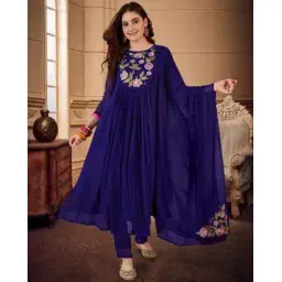 nyrika Women Embroidered Flared Kurta Set-picture-33