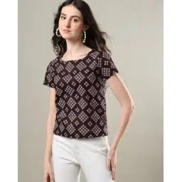 nyrika Women Floral Print Regular Fit Top-picture-17