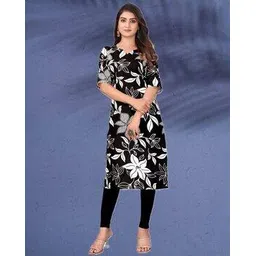 nyrika Women Floral Print Straight Kurti-picture-15