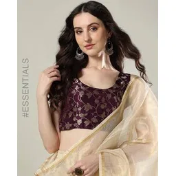 nyrika Women Floral Woven Side-Open Blouse-picture-47