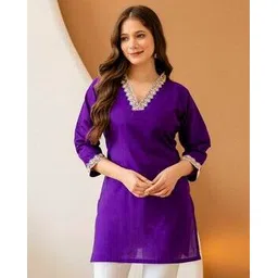 nyrika Women V-Neck A-Line Tunic-picture-52