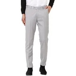 nyxara Men's Formal Trousers | Regular Fit Cotton-Polyester Blend | Flat Front, Lightweight, Non-Stretchable | Office Wear, Party & Casual Wear Pants | Comfortable, Durable, Versatile-picture-47