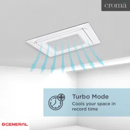 O GENERAL 1.9 Ton 2 Star Cassette Split AC (Copper Condenser, Anti Dust Filter, AUGA25FRTA-B) image 3