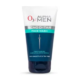 O3+ Alpha Men Acno D-Tan Face Wash with Salicylic & Tea Tree - 100 ml-picture-14