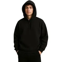 o3e Men's Polycotton Hoodie | Stylish Sweatshirt for Gym, Running, Travel & Winter Wear | Warm & Comfortable Hoodie-picture-45