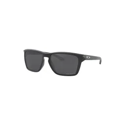 Oakley Grey Polarized Rectangular Sunglasses for Men-picture-14