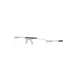 Oakley Silver Rectangular Eye Frames for Men-picture-19