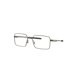 Oakley Silver Rectangular Eye Frames for Men-picture-45