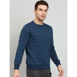 OAKWYN Men Checked Sweatshirt-picture-12
