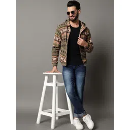 OAKWYN Men Printed Hooded Sweatshirt-picture-17