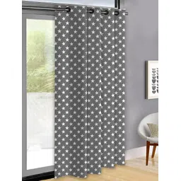 OASIS Grey & White Abstract Printed Door Curtain-picture-13