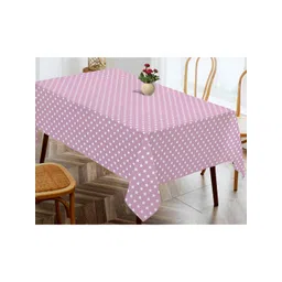 OASIS Pink & White Printed Cotton Rectangle Table Cover-picture-32