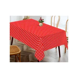 OASIS Red & White Printed Cotton Rectangle Table Cover-picture-14