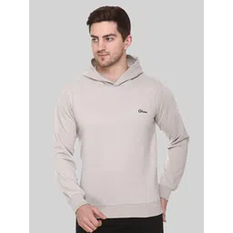 Obaan Men Grey Hooded Sweatshirt-picture-28