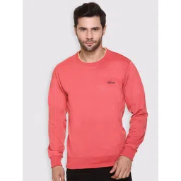 Obaan Men Red Solid Sweatshirt-picture-19