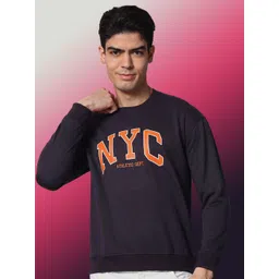 Obaan Men Typography Printed Long Sleeves Sweatshirt-picture-11