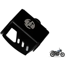 OBEROI'S TRADERS Premium Rear Brake Oil Container Guard Compatible For Royal Enfield Hunter 350 (Black)-picture-16