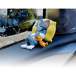 OBEROI'S TRADERS Tom & Jerry Cute Sleeping Car Interior Accessory I Adorable Toy for Car Dashboard & Tabletop | Decorative Plastic Showpiece for Home & Office Collectible Figurine-picture-15