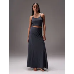 Obleka Pure Cotton Top With Skirt Co-Ords-picture-14