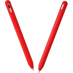 Oboe Silicone Pencil Case Skin Cover 'Compatible with' Redmi Smart Pen for Redmi Pad Pro Pen Case (Red) [Stylus Pencil is NOT Included]-picture-30