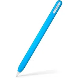 Oboe Silicone Cover Pencil Case Sleeve Compatible with Apple Pencil (USB-C) for iPad Pro 11/12.9 inch Skin (B-Light Blue) [Stylus Pencil is NOT Included]-picture-10