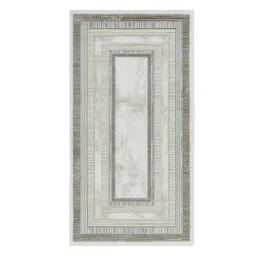 OBSESSIONS Beige Geometric Polyester Bedside Runner 2.5x5 Feet-picture-15