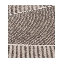 Obsessions Beige Polyester Geometric Bedside Runner image 3