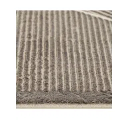 Obsessions Beige Polyester Geometric Bedside Runner image 4