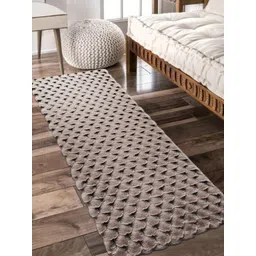 OBSESSIONS Beige Rectangle Bed Runner-picture-40