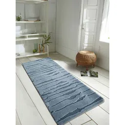 OBSESSIONS Blue Printed Anti-Static Floor Runner-picture-17