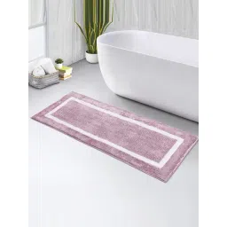OBSESSIONS Blush Polyester Anti Skid Bath Mat (Large)-picture-34