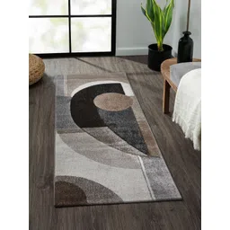 Obsessions Brown Non Slip Backing Bedside Runner-picture-51