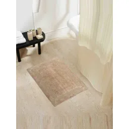 OBSESSIONS Camel Cotton Reversible Quick Dry Bath Mat (Small)-picture-45