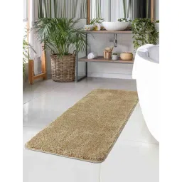OBSESSIONS Camel Polyester Quick Dry & Anti Skid Bath Mat (Large)-picture-39