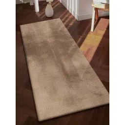 Obsessions Camel Polyester Rabbit Fur Bedside Runner-picture-48