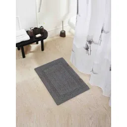 OBSESSIONS Charcoal Cotton Reversible Quick Dry Bath Mat-picture-42