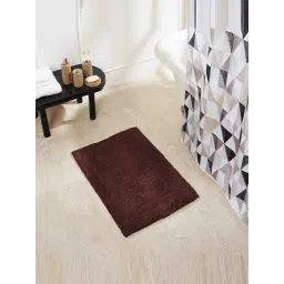 OBSESSIONS Chocolate Cotton Reversible Quick Dry Bath Mat-picture-10