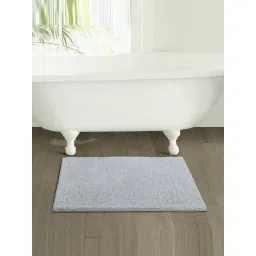 OBSESSIONS Comfort Grey Polyester Anti Skid Bath Mat (Medium)-picture-46