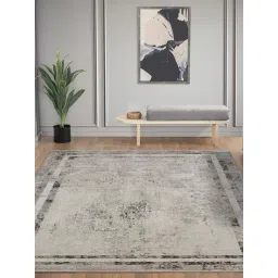 Obsessions Cream & Grey Acrylic & Polyester Classical Bedside Runner-picture-44