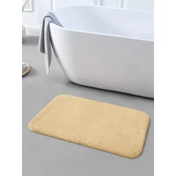 OBSESSIONS Mustard Yellow 2300 GSM Anti-Skid Bath Rug-picture-22