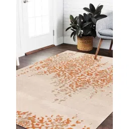 Obsessions Orange Power Loomed Anti-Static Oriental Carpet - Large-picture-36